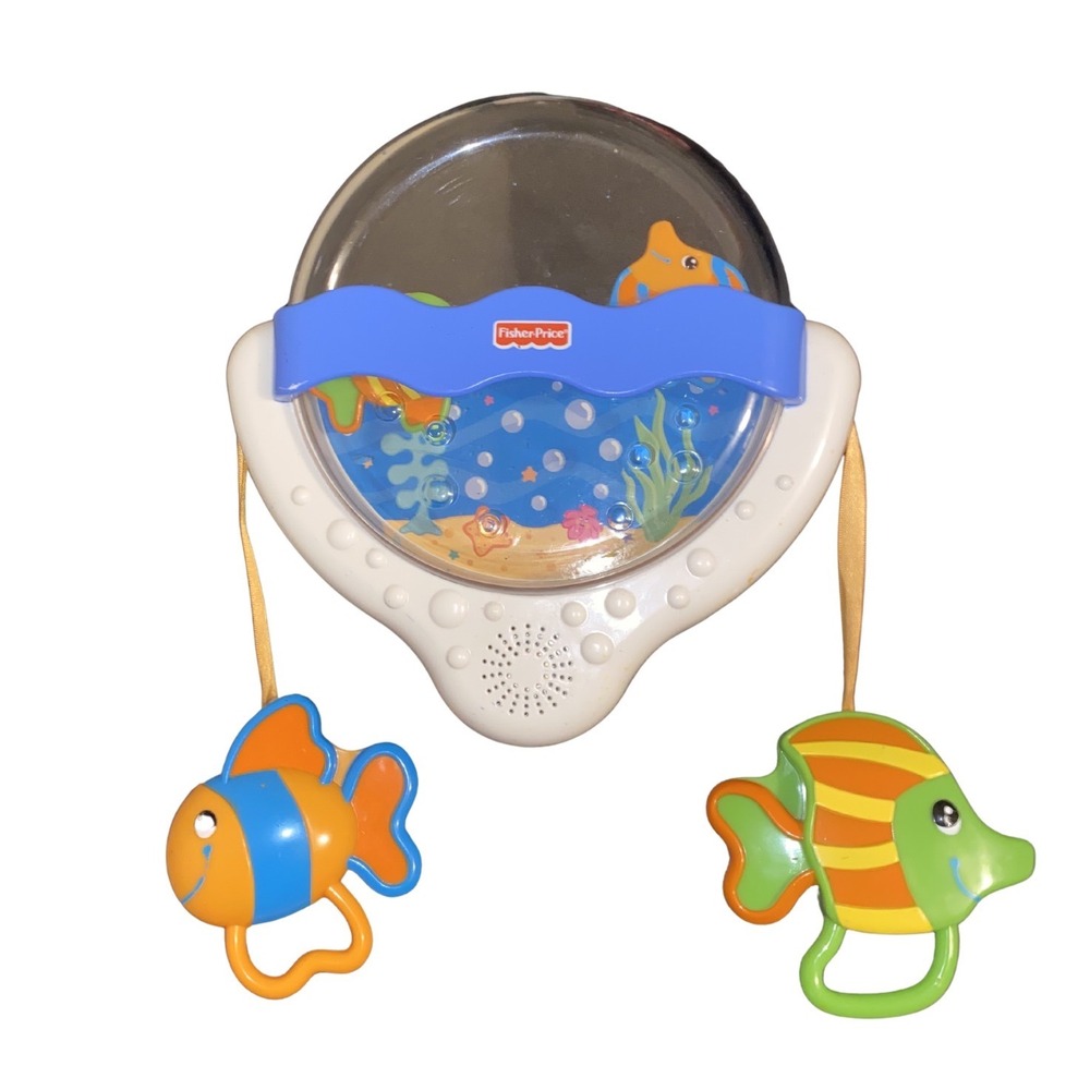 Fisher-Price Ocean Wonders Aquarium Crib Soother 2004 Vintage C3072 Baby Toy